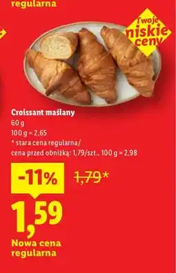 Lidl Croissant maślany oferta