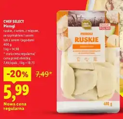 Lidl Pierogi ruskie Chef Select oferta