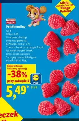 Lidl Maliny polskie oferta