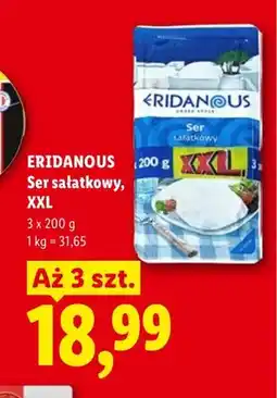 Lidl Ser sałatkowy XXL 3-pak Eridanous oferta