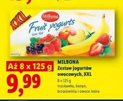 Lidl Zestaw jogurtów owocowych XXL Milbona 8-pak oferta