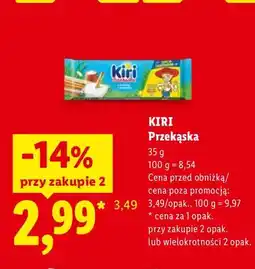 Lidl Przekąska Kiri oferta
