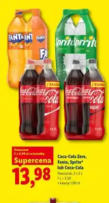 Lidl Napój gazowany Coca-Cola Zero 2-pak oferta