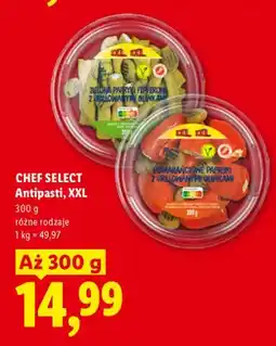 Lidl Antipasti zielone papryki pepperoni z grillowanymi oliwkami XXL Chef Select oferta