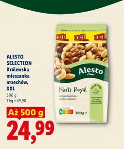Lidl Królewska mieszanka orzechów XXL Alesto Selection oferta