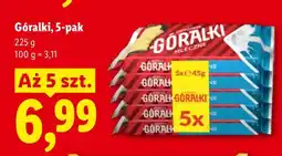 Lidl Wafelki Góralki 5-pak oferta