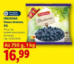 Lidl Owoce mrożone borówki amerykańskie XXL Freshona oferta