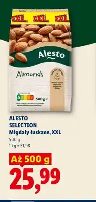 Lidl Migdały łuskane XXL Alesto Selection oferta