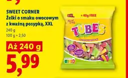Lidl Żelki o smaku owocowym z kwaśną posypką XXL Sweet Corner oferta