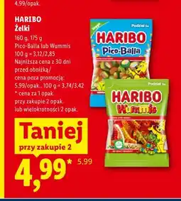 Lidl Żelki Pico-Balla Haribo oferta