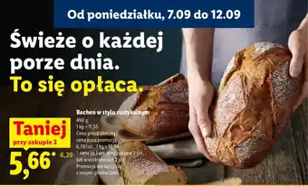Lidl Bochen w stylu rustykalnym oferta
