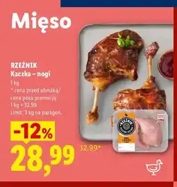 Lidl Kaczka - nogi Rzeźnik oferta