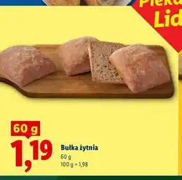 Lidl Bułka żytnia oferta