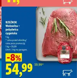 Lidl Wołowina polędwica cygańska Rzeźnik oferta