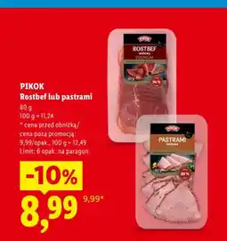 Lidl Rostbef Pikok oferta