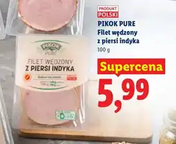 Lidl Filet wędzony z piersi indyka Pikok Pure oferta