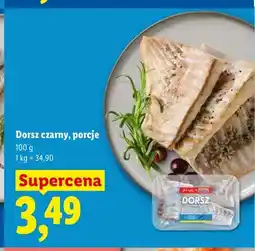 Lidl Dorsz czarny porcje oferta
