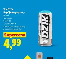 Lidl Napój energetyczny zero white WK Dzik oferta