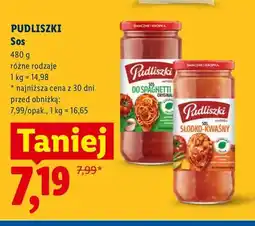 Lidl Sos do spaghetti Pudliszki oferta