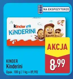 ALDI Ciastka Kinder Kinderini oferta