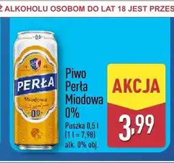 ALDI Piwo bezalkoholowe Perła Miodowa oferta