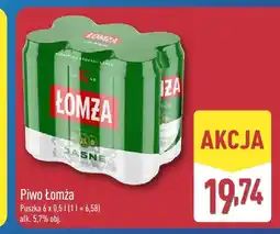 ALDI Piwo Łomża 6-pak oferta