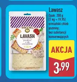 ALDI Chleb Lawasz ormiański chleb pszenny Dan Cake oferta