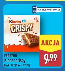 ALDI Kinder crispy Ferrero oferta