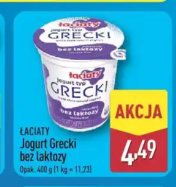 ALDI Jogurt grecki bez laktozy Łaciaty oferta