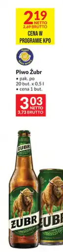 Makro Piwo Żubr oferta
