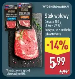 ALDI Stek wołowy oferta