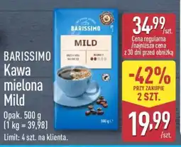 ALDI BARISSIMO Kawa mielona Mild oferta
