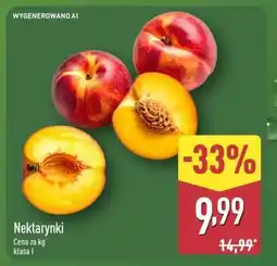 ALDI Nektarynki oferta
