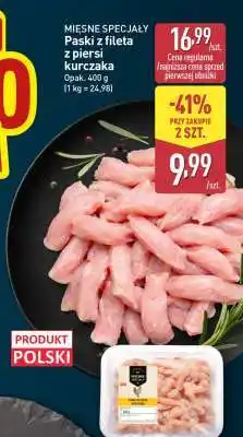 ALDI Paski z fileta z piersi kurczaka oferta