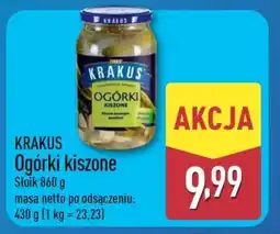 ALDI KRAKUS Ogórki kiszone oferta