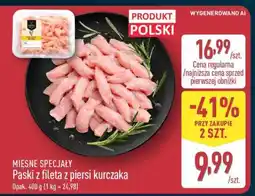ALDI Paski z fileta z piersi kurczaka oferta