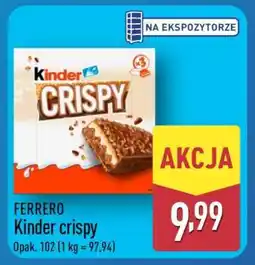 ALDI Kinder Crispy oferta