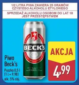 ALDI Piwo BECK’S oferta
