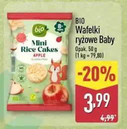 ALDI BIO Wafelki ryżowe Baby oferta