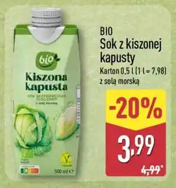 ALDI BIO Sok z kiszonej kapusty oferta