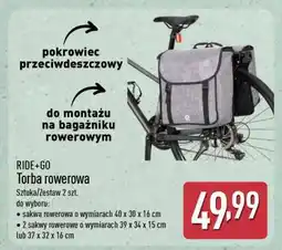 ALDI RIDE+GO Torba rowerowa oferta