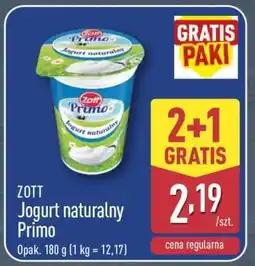 ALDI ZOTT Jogurt naturalny Primo oferta