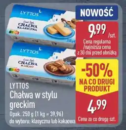 ALDI LYTTOS Chałwa w stylu greckim oferta