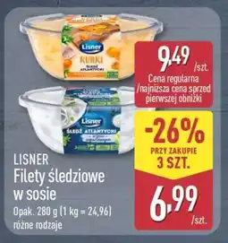 ALDI LISNER Filety śledziowe w sosie oferta