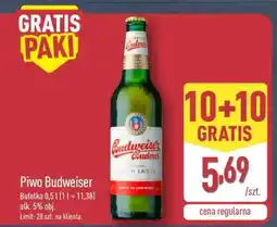 ALDI Piwo Budweiser oferta