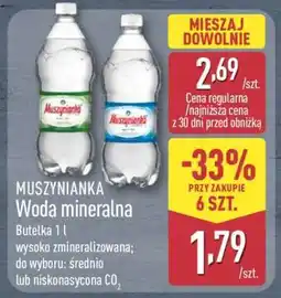 ALDI MUSZYNIANKA Woda mineralna oferta