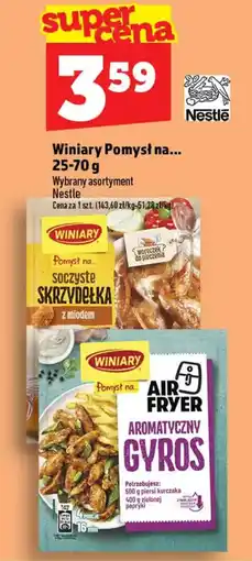 Topaz Winiary Pomysł na soczyste skrzydełka z miodem oferta