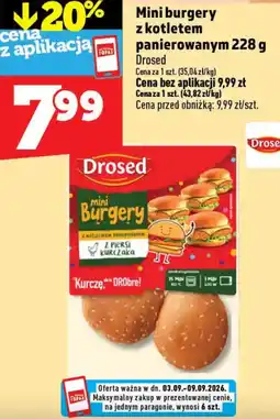 Topaz Mini burgery z kotletem panierowanym Drosed oferta