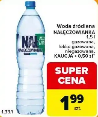 Woda źródłana NAŁĘCZOWIANKA