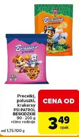 Carrefour Express Precelki, paluszki, krakersy PSI PATROL BESKIDZKIE oferta
